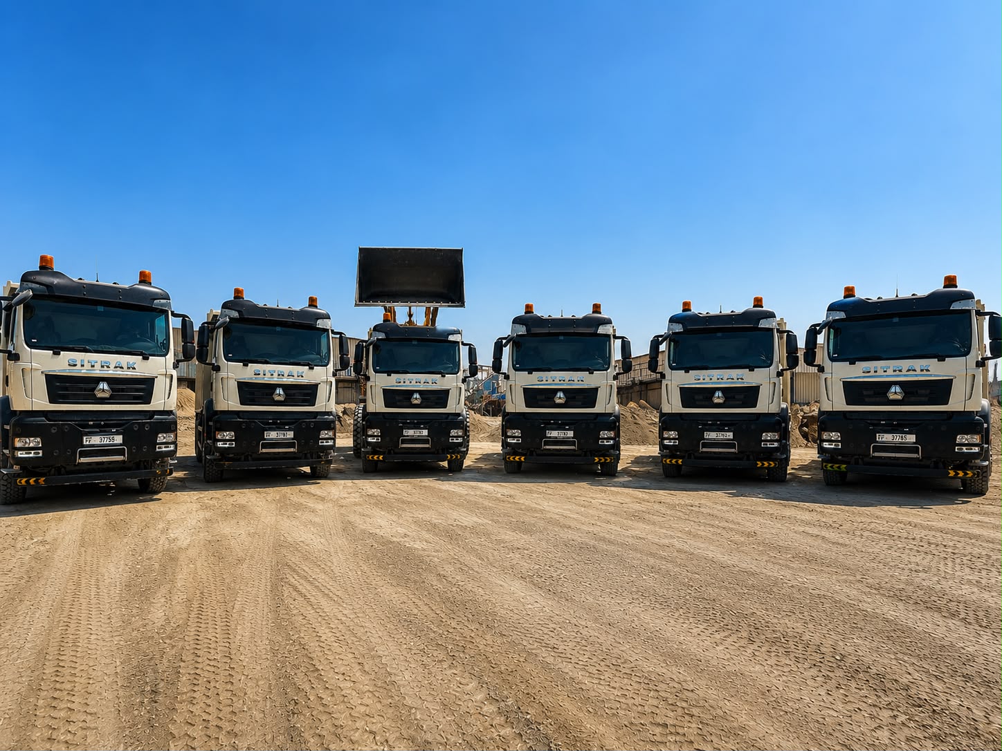 Shaheen Al Jabal supply truck on UAE highway